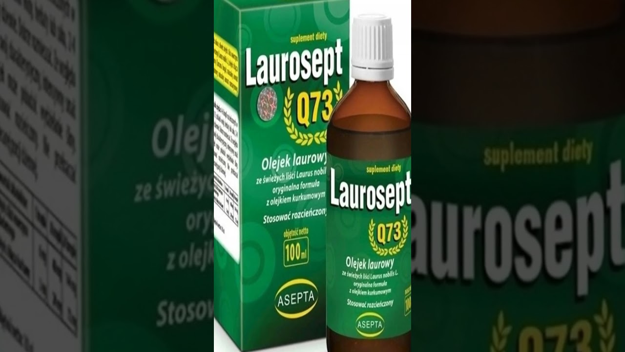 Laurosept Q73 olejek laurowy z olejkiem kurkumowym 100ml Asepta