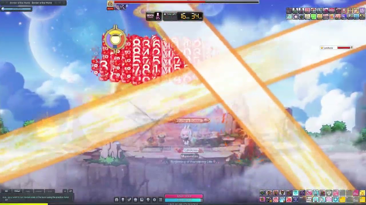 Maplestory Challenger World 45.8m cp Len solo Normal Seren 29:58 (32138 hexa)