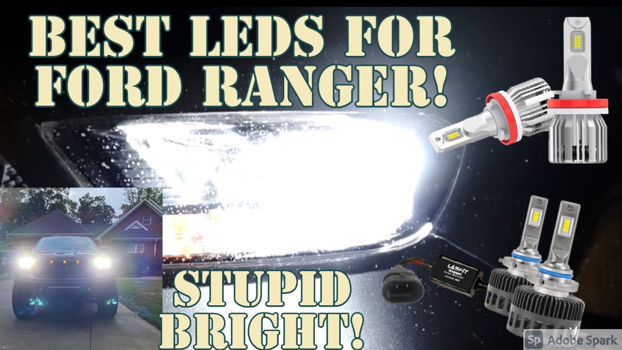 Ford Ranger LED upgrade!! Las Fit Auto Lighting brings the sun out at night!!