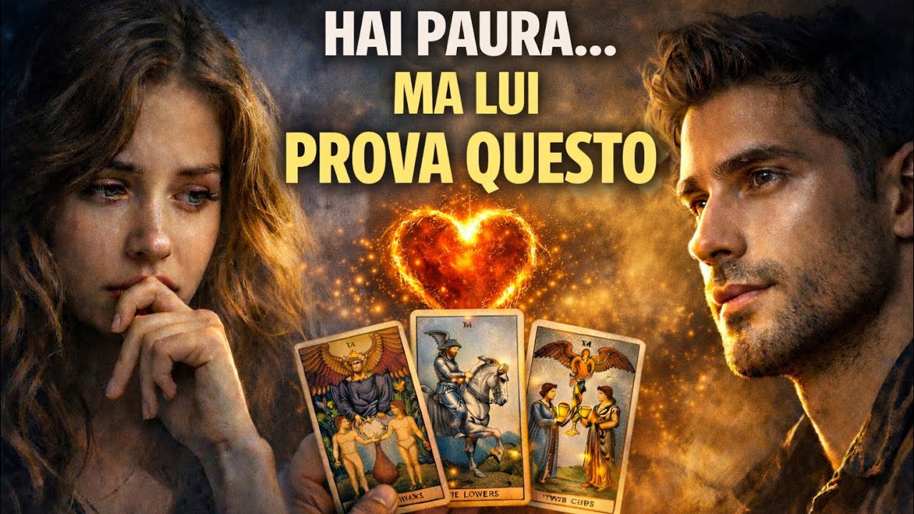 ANCHE SE HAI PAURA… LUI PROVA QUESTO PER TE ❤️ IL MESSAGGIO DELLE CARTE #tarocchi #tarot #love #now