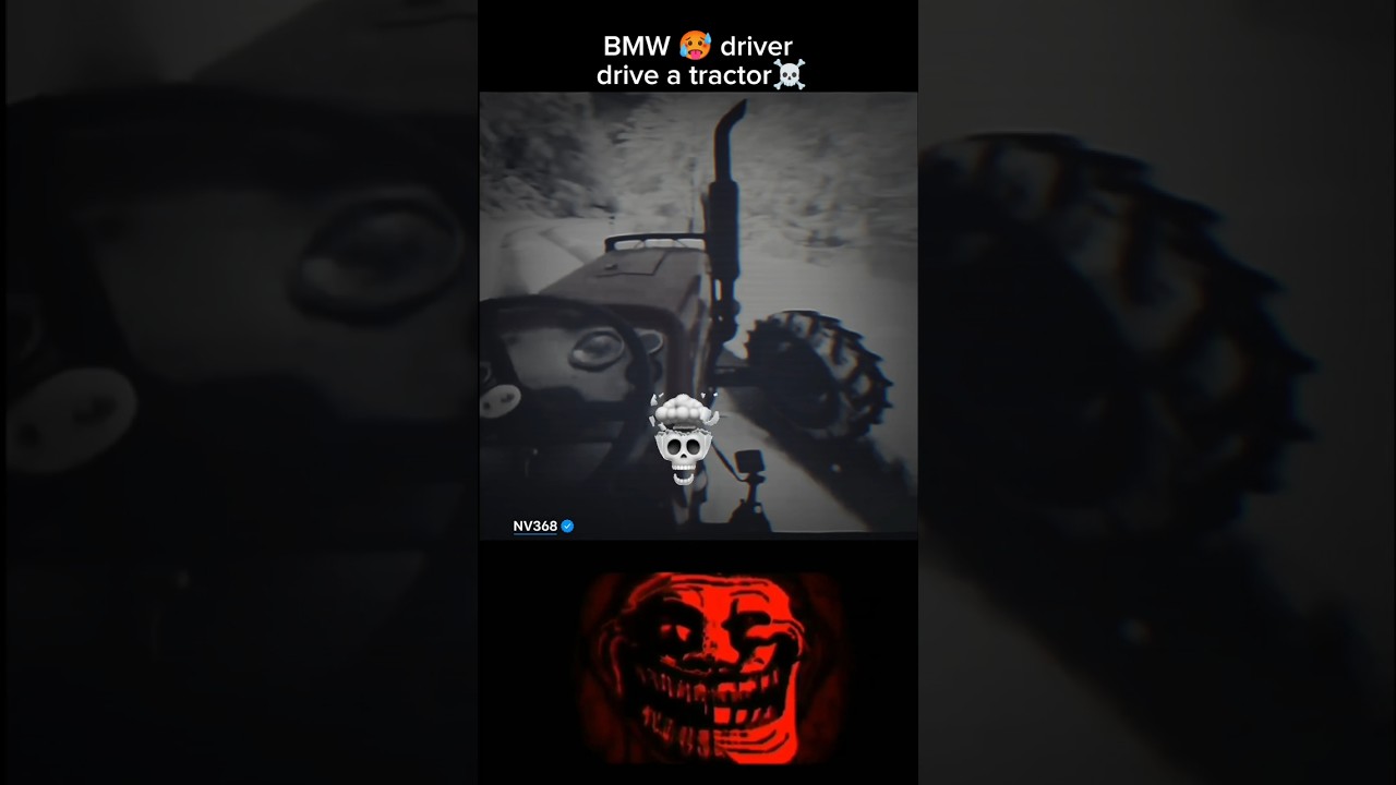 BMW ❌ Tractor drift ✅#bmw #drift #car #drifting #short #viralshorts #shortsfeed #sigmarule#trollface