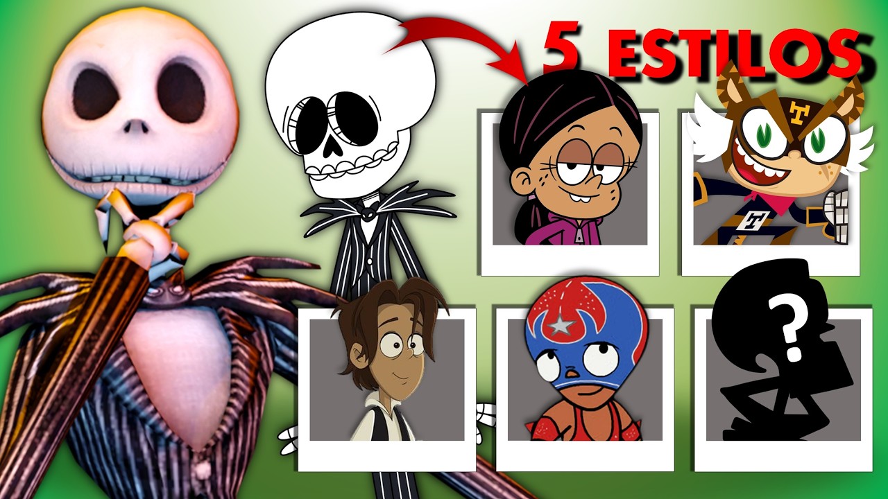 JACK SKELLINGTON en 5 estilos diferentes! || Ynsomniac Typho || The Nightmare Before Christmas