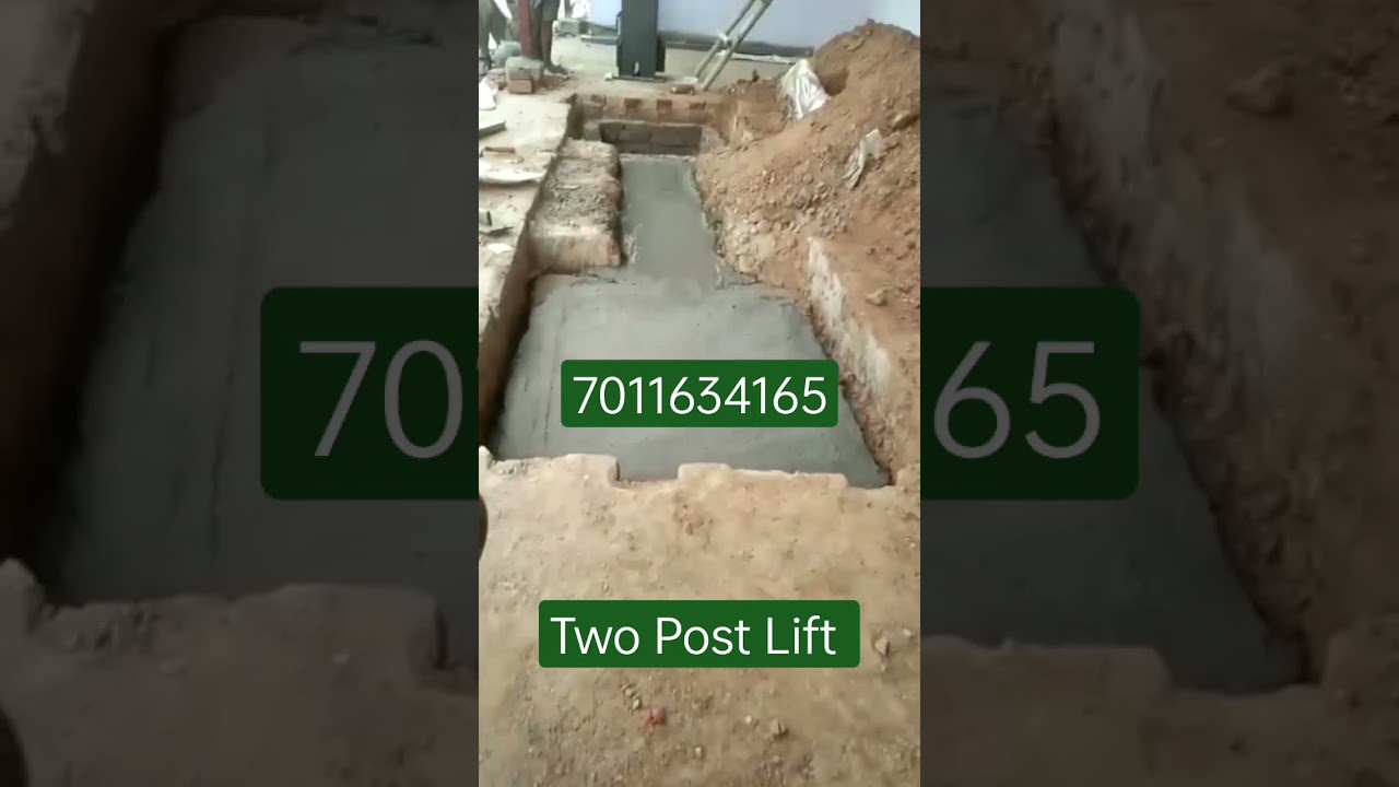 how to make two post lift base