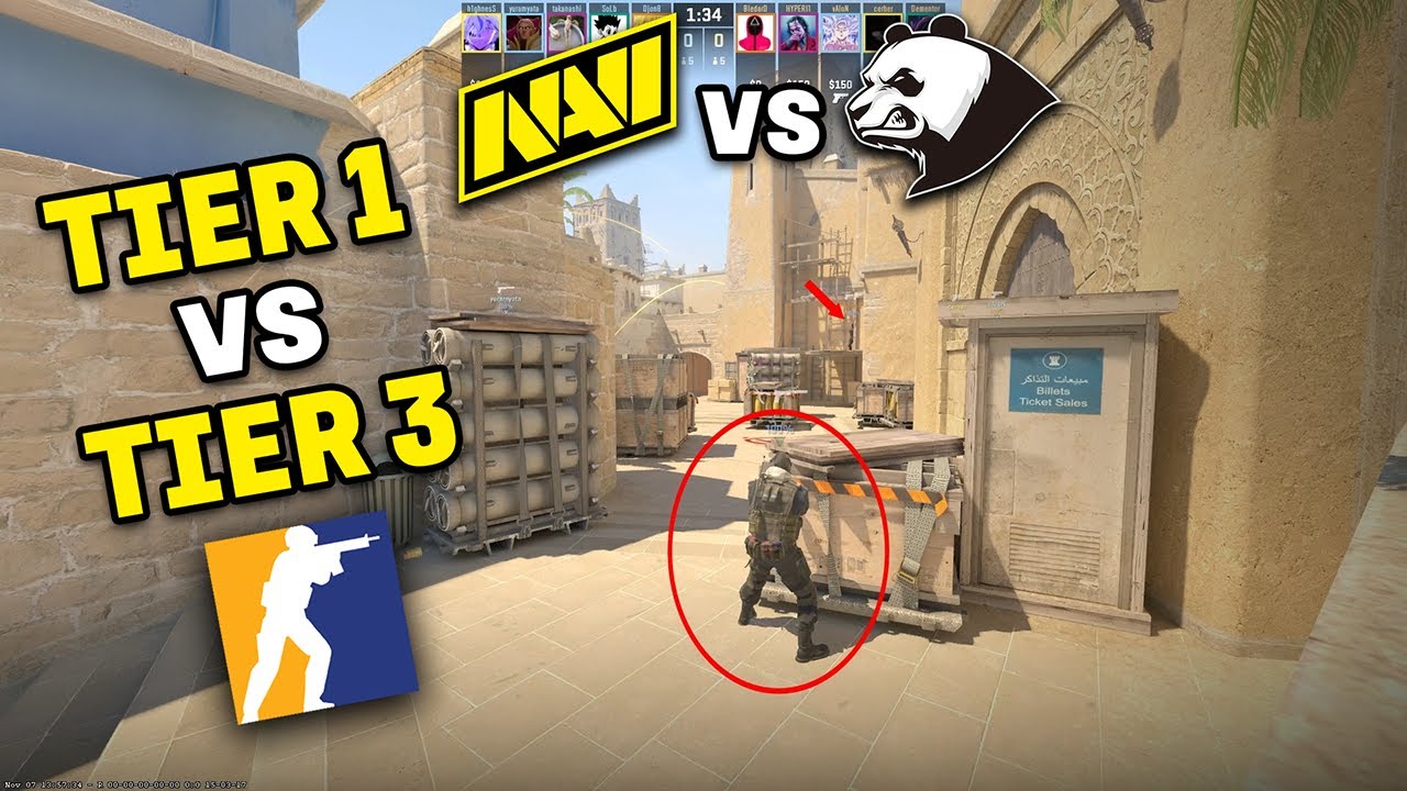 Tier 1 teams vs Tier 3 teams in CS2: What's the REAL Difference?
