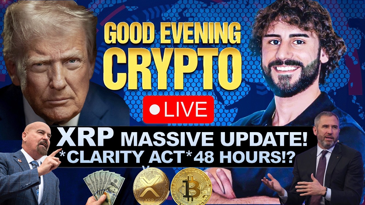 🚨 BREAKING: WHITE HOUSE *BOMBSHELL* CLARITY ACT UPDATE! 🚨 XRP REPRICE & JAPAN UNWIND IS HERE!?