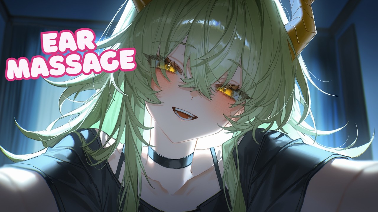 Sleepy Ear Massage & Onomatopoeia【3DIO ASMR】💚 「タカタカ」