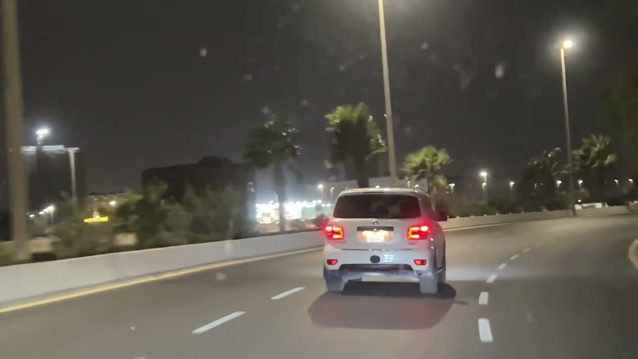 AL KHOBAR ROAD VLOGS AT NIGHT