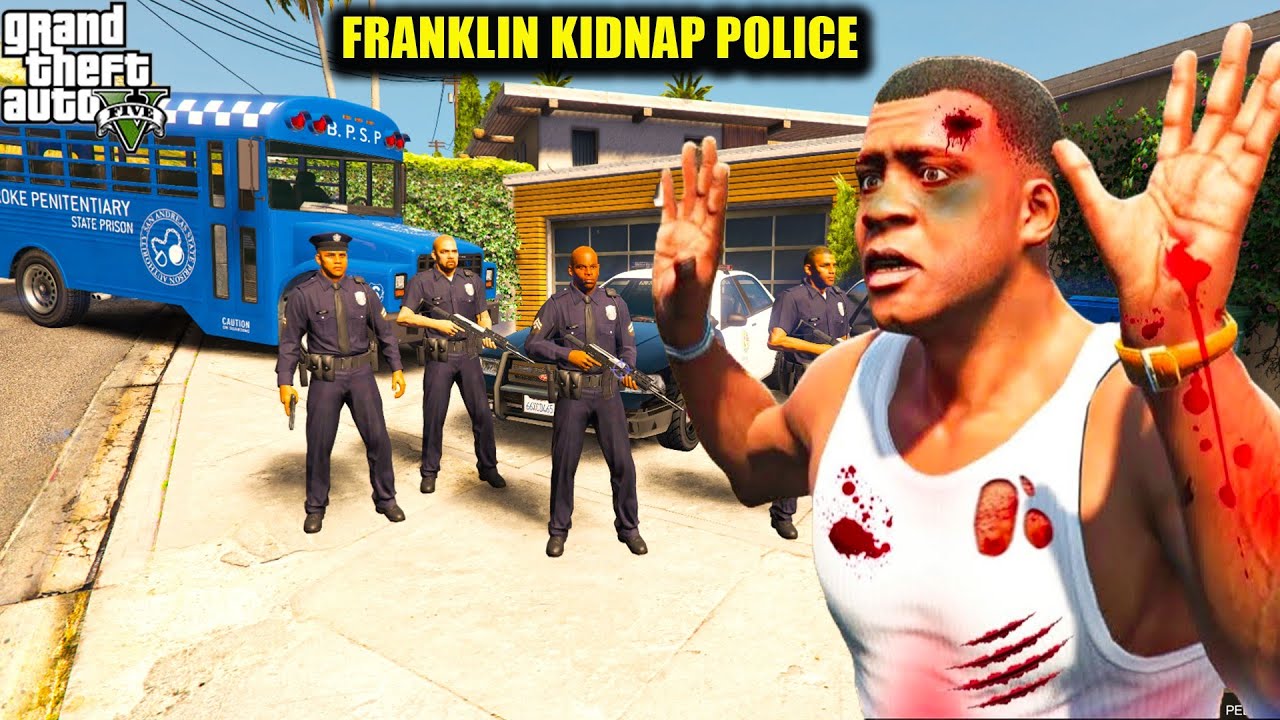 FRANKLIN MAFIA VS POLICE KIDNAP GTA 5