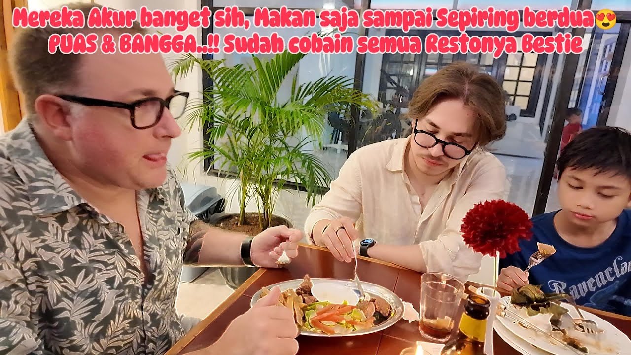BAHAGIA🥰 ANAK & PAPA SAMBUNG MAKAN SEPIRING BERDUA II PUAS‼️SEMUA YG ADA DI MENU KAMI PESAN DOBEL
