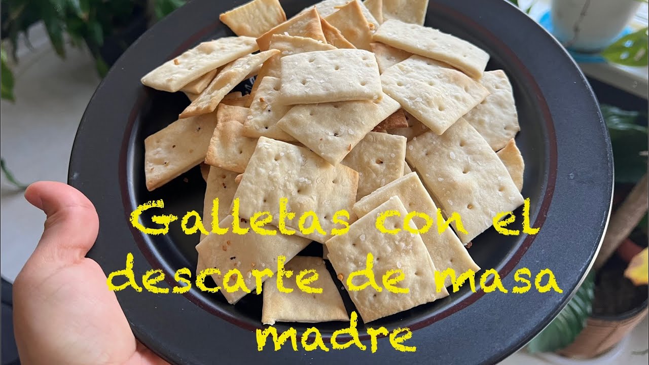 Deliciosas Galletas con el Descarte de Masa Madre! Receta Fácil y Rápida #sourdough
