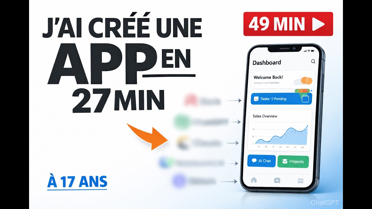 JE CREE UNE APP OUF A 17 ANS
