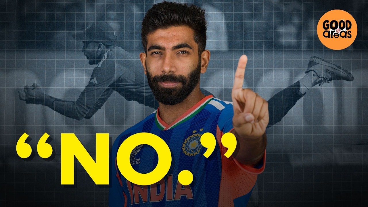 Jasprit Bumrah just says 