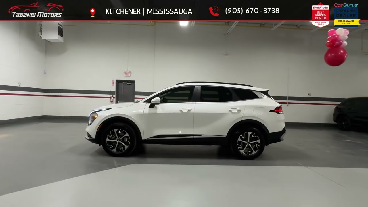 2024 Kia Sportage White  45482 KMs, Stock- 19001A