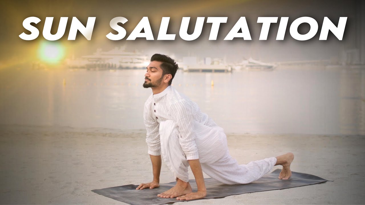 Surya Namaskar 12 round | Full Body Workout | YashYoga | Sun salutations.