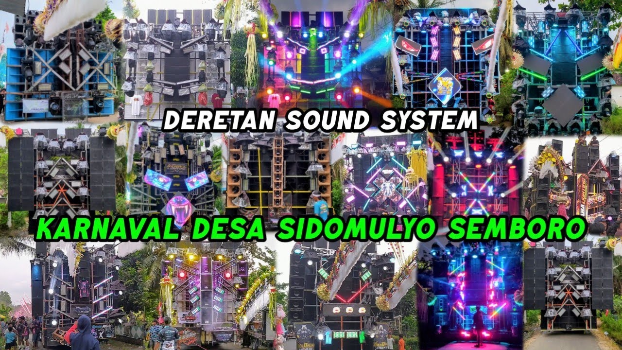 BP AUDIO,, ANTING PUTRI,, BOFAST,, MAHAMERU Perdana Karnaval Jember‼️Karnaval Desa Sidomulyo Semboro