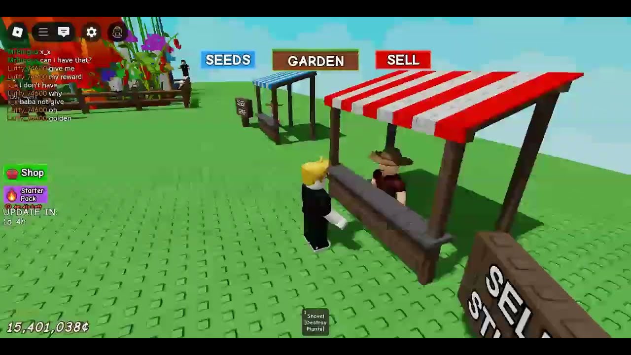my fist time GAG!|#roblox
