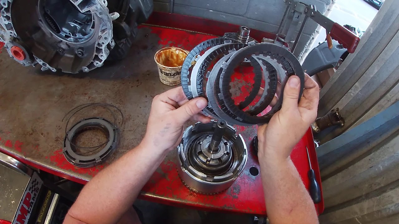 62TE Input drum disassembly
