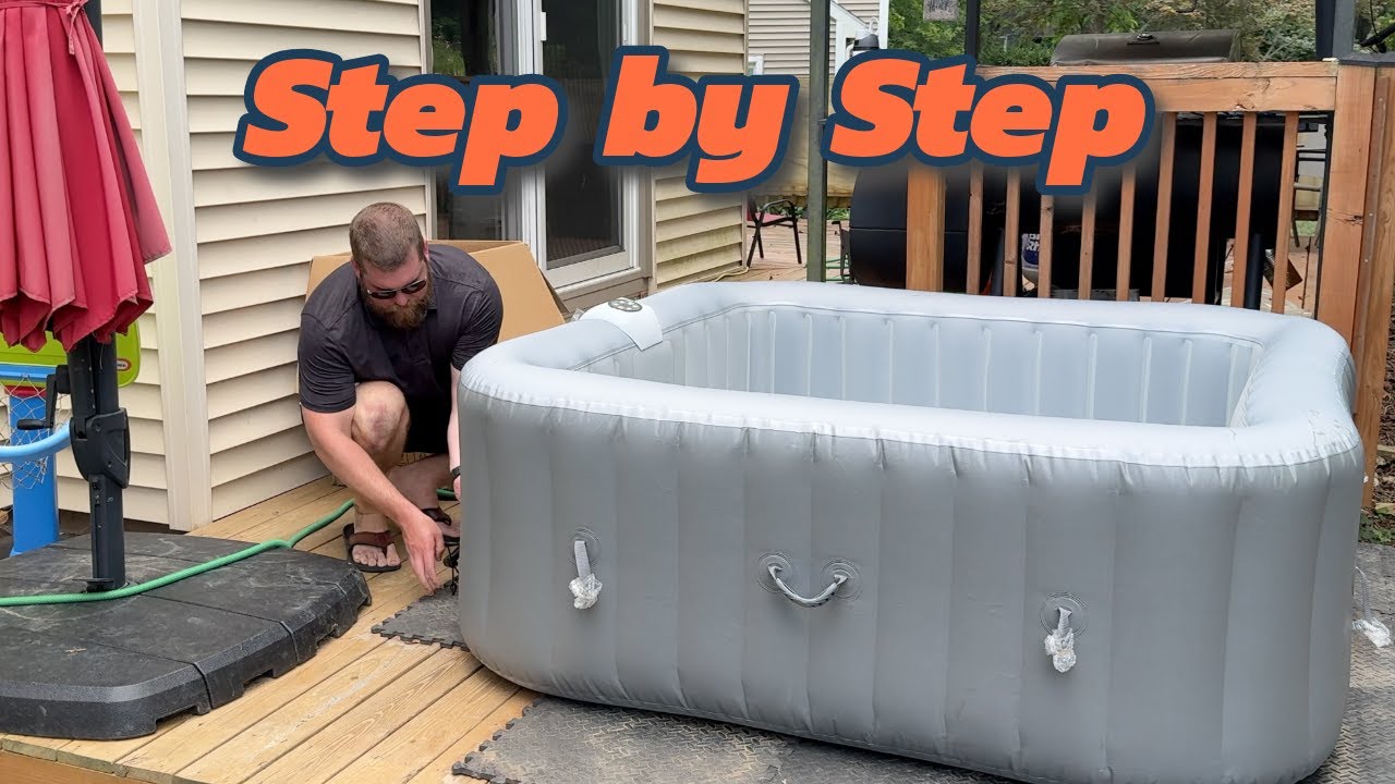 A Step by Step Guide to Setting Up an Inflatable Hot Tub in Real Time