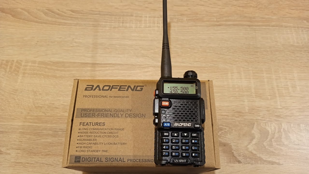 Radiotelefon BAOFENG UV-5R HT Prezentacja Unboxing #hamradio #pmr #walkietalkie #baofeng #hobby