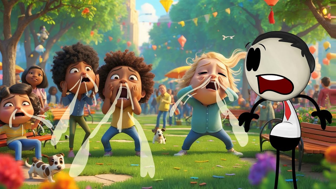 What if we couldn&rsquo;t Stop Sneezing? | #aumsum #kids #cartoon #science