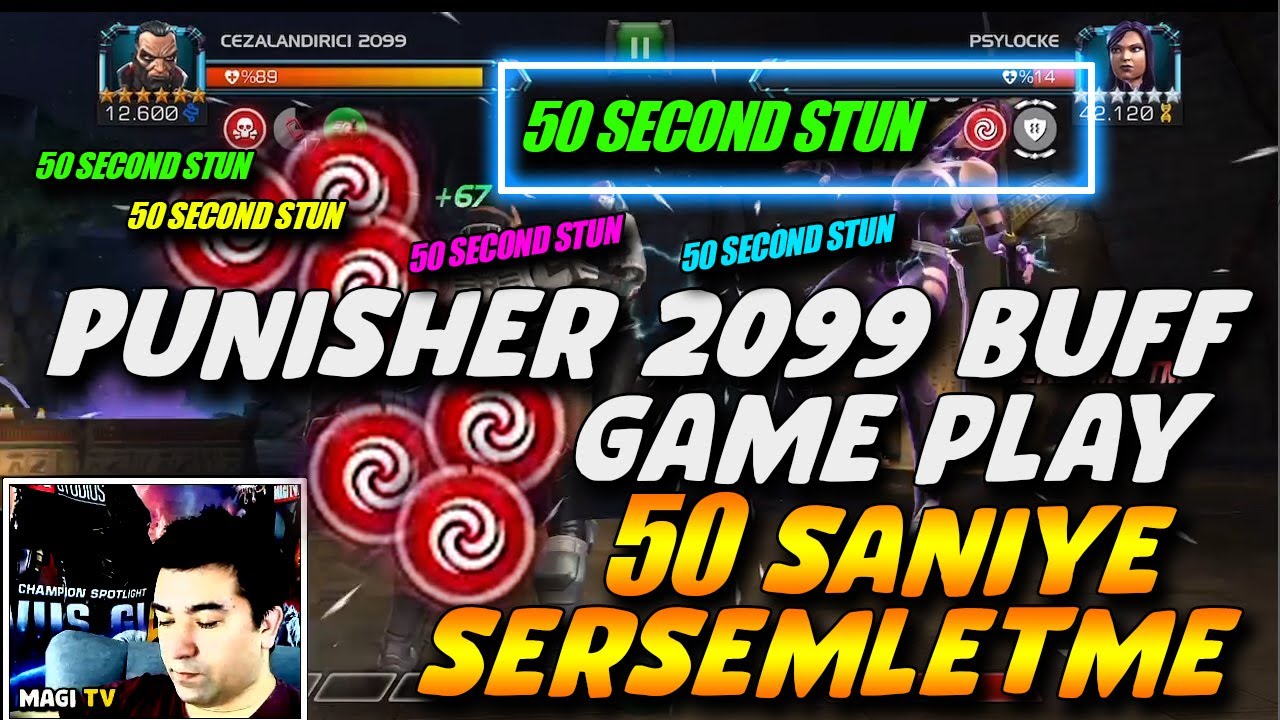 50 SANİYE SERSEMLETME VERİYOR - PUNISHER 2099 BUFF GAME PLAY
