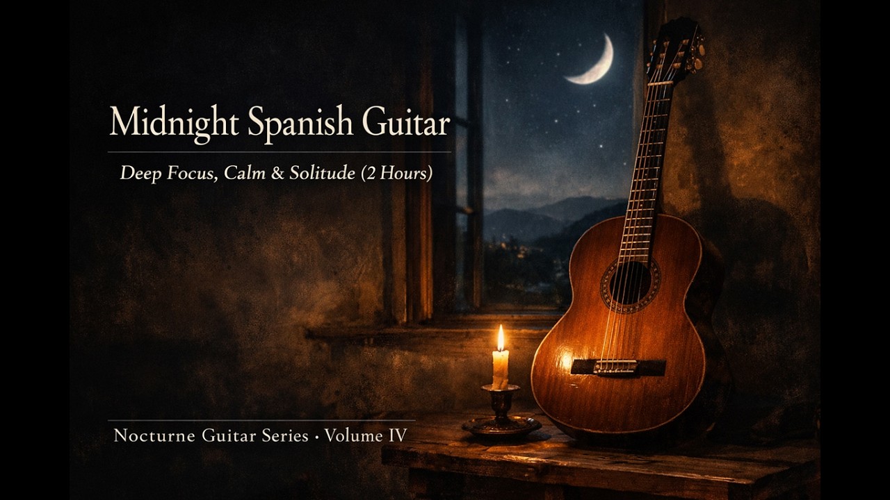 Midnight Spanish Guitar — Deep Focus, Calm & Solitude (2 Hours)Nocturne Guitar Series · Volume IV