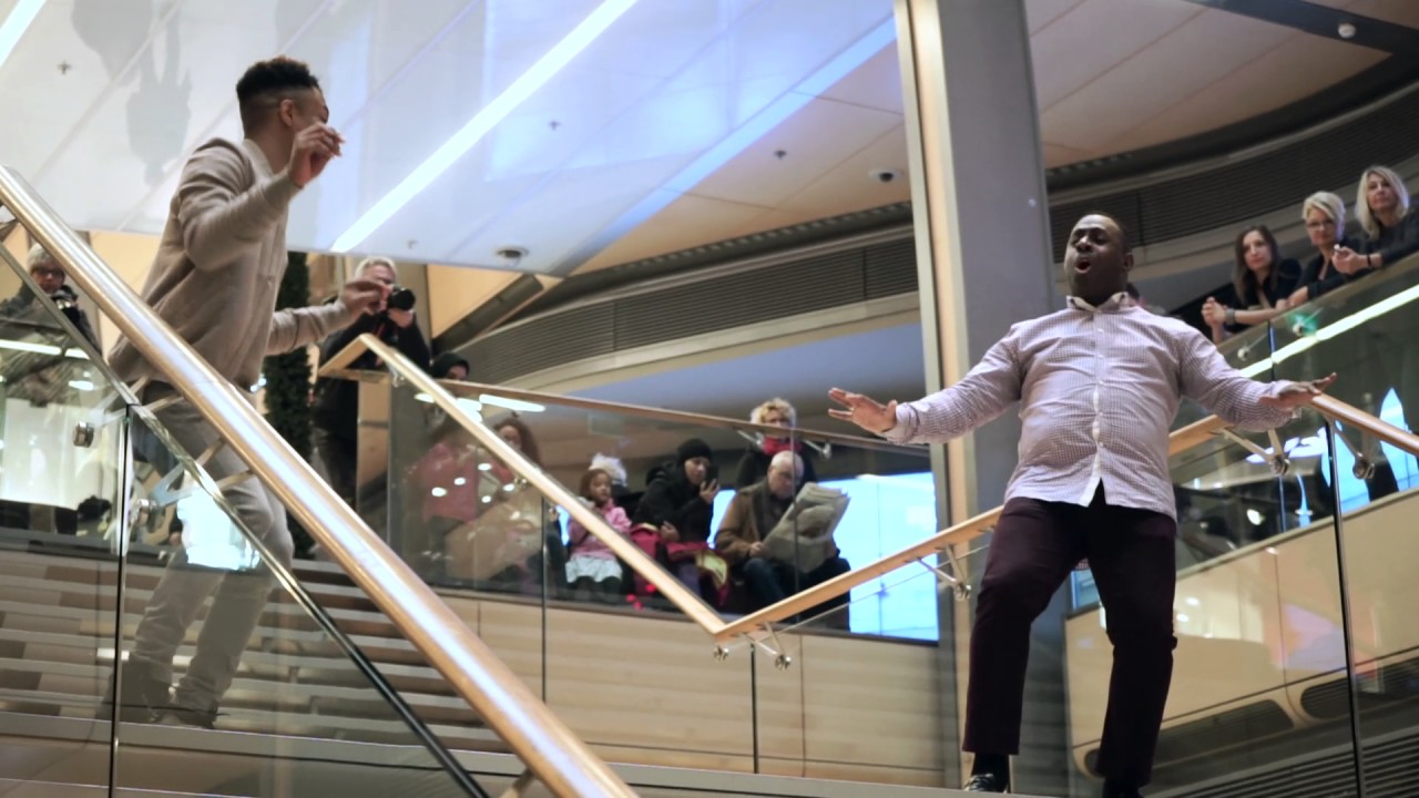 Flashmob Europapassage (16.11.2016) Gospel meets Classic 2016