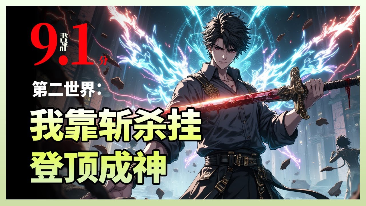 第二世界：我靠斩杀挂登顶成神|重生回《神域》公测当天，凭借隐藏代码，他兑换了全服唯一的「弑神之力」与「概率扭转器」，将斩杀概率拉满至100%——从此，Boss在他面前活不过一刀，神明也只配当经验包！