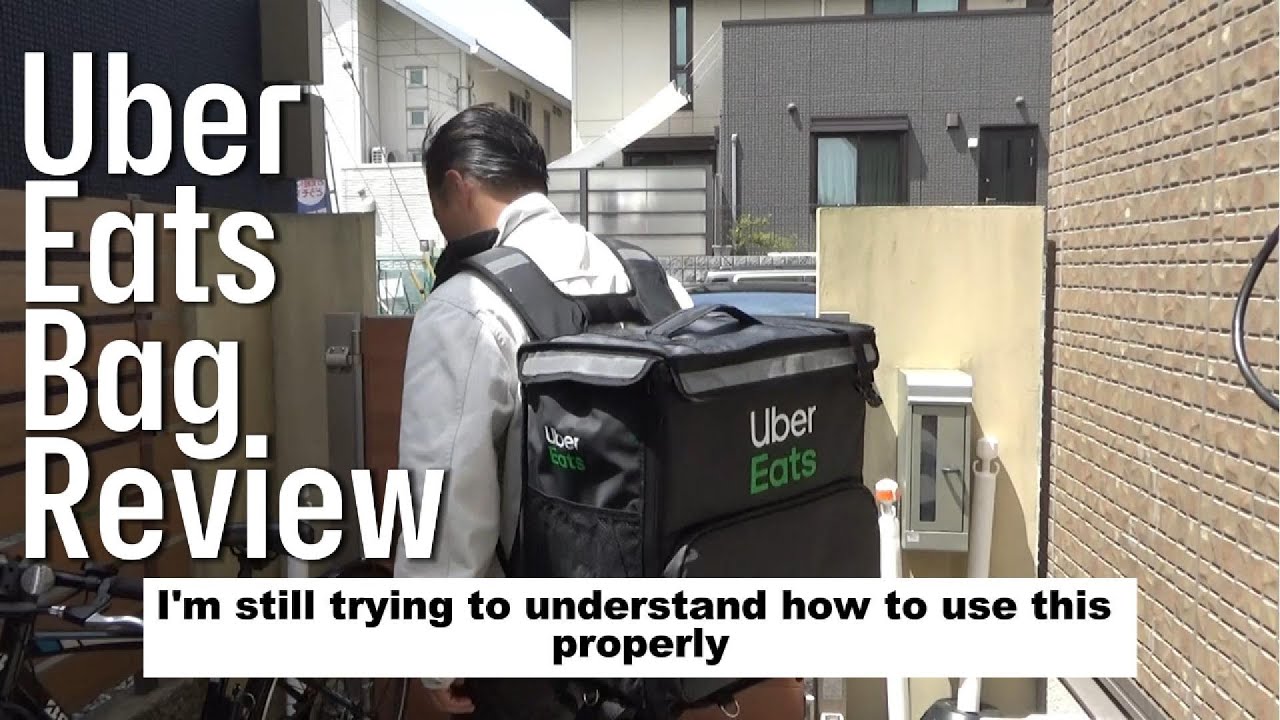 Uber Eats bag review #Uber #uberjapan #ubereatsdelivery #ウーバーイーツ ツ#review #uberEatsbag #howto