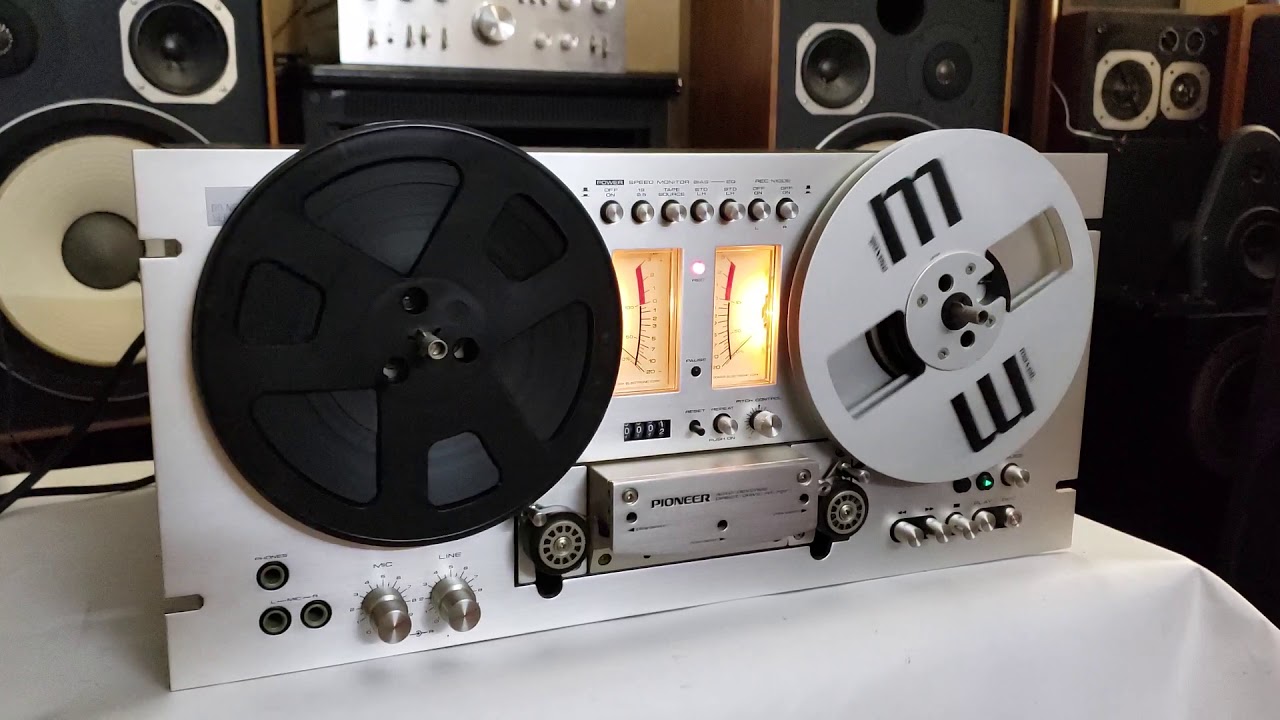 Pioneer RT-707 Reel-Reel Recorder Demo