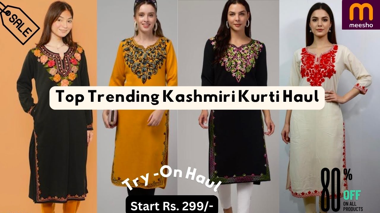 Must Have Winter Wear Kurti From MEESHO / Winter Special Kurti / Max Under 299/- Try - On Haul 