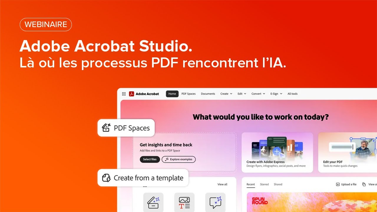 Adobe Acrobat Studio : là où les processus PDF rencontrent l’IA.
