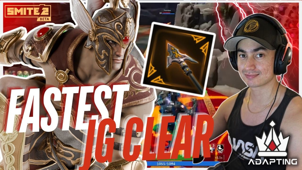 THIS STARTER IS THE FASTEST JUNGLE CLEAR! (2 games) Smite 2 Deity Ranked Conquest