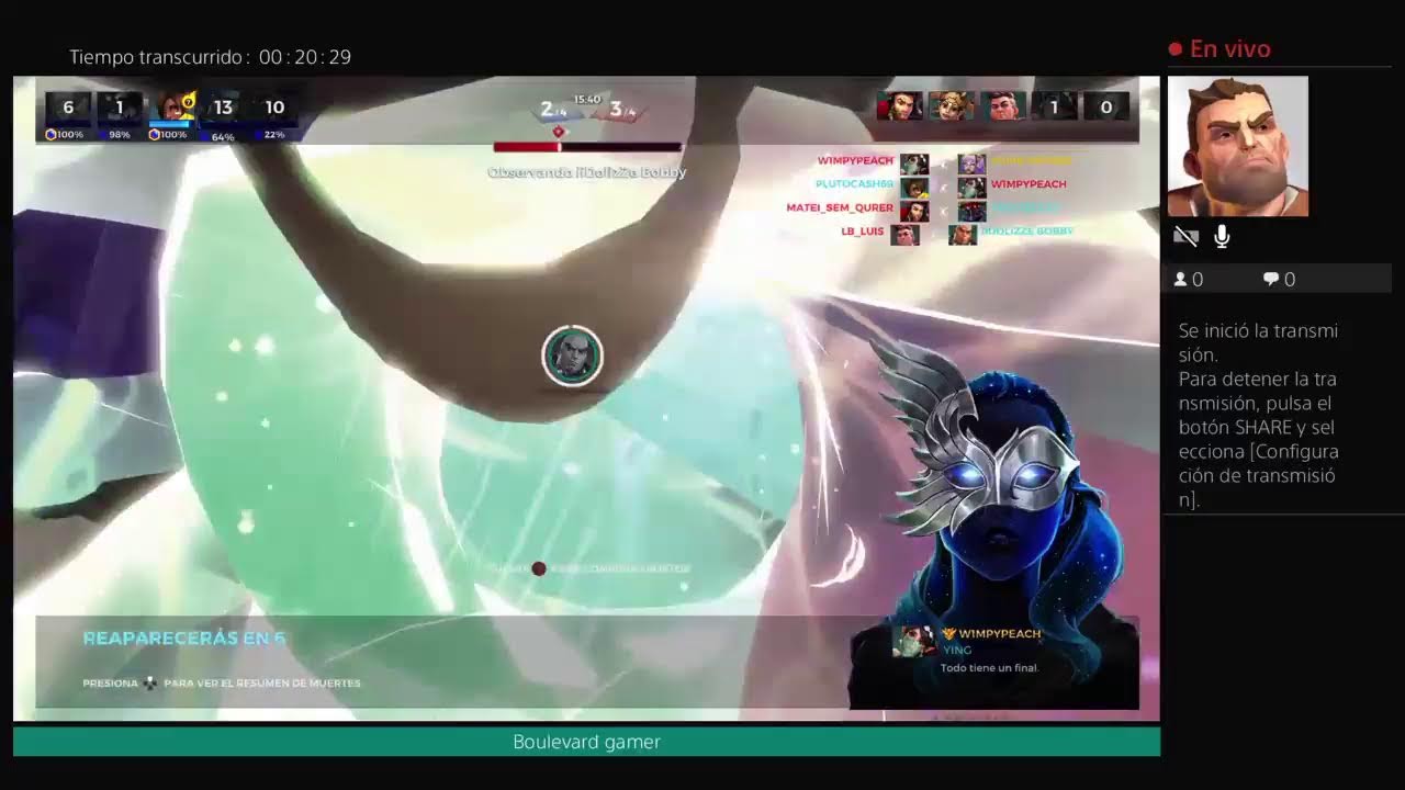 Transmisi&oacute;n de PS4 en directo de kcire-ortsac