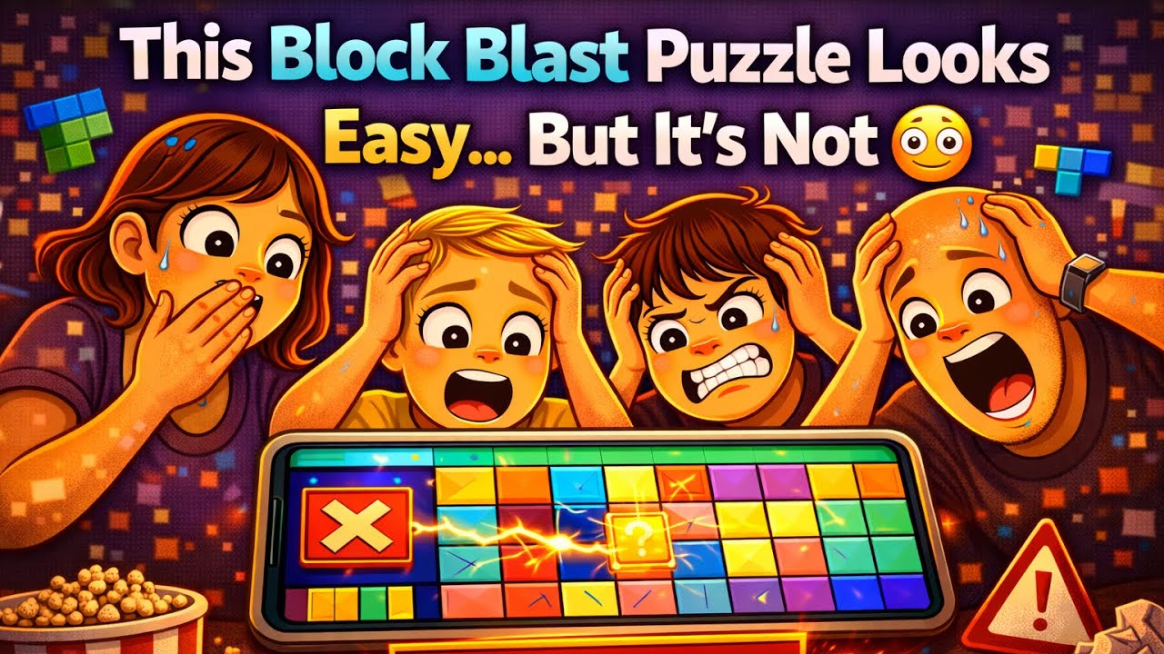 This Block Blast Puzzle Looks Easy… But It’s Not😳