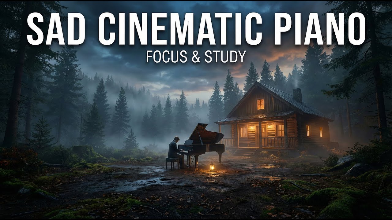 Nordic Noir: 1 Hour Sad Cinematic Piano for Focus & Studying (1 hour loop)