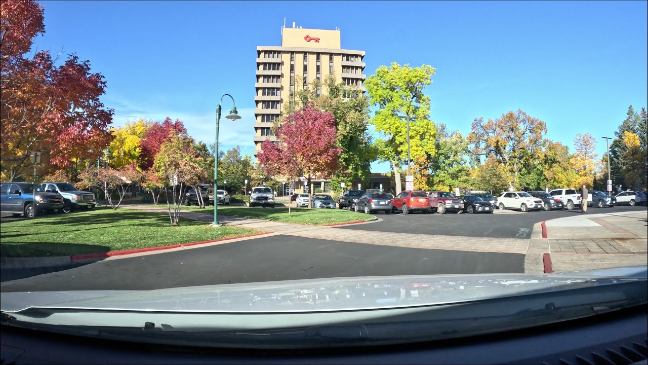 Driving from Down Town Fort Collins to Horsetooth Info Center - Northern COLORADO!