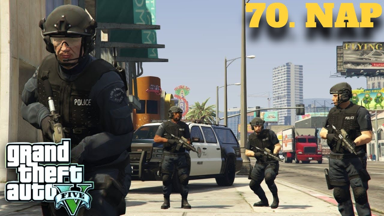 🔥100 NAPIG RENDŐR LETTEM a GTA 5-ben! 👮 (7. r&eacute;sz)