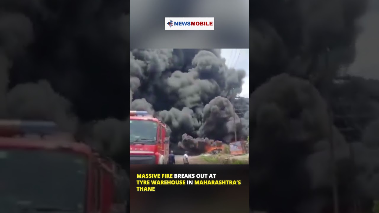 Massive Fire Breaks Out at Tyre Warehouse in Maharashtra&rsquo;s Thane