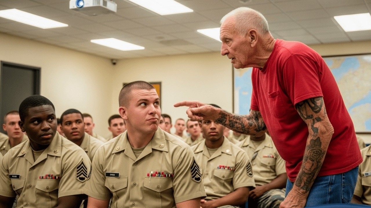 “Why So Many Tattoos, Old Man?” a Navy SEAL Asks — The VETERAN’s Answer Silences the Room