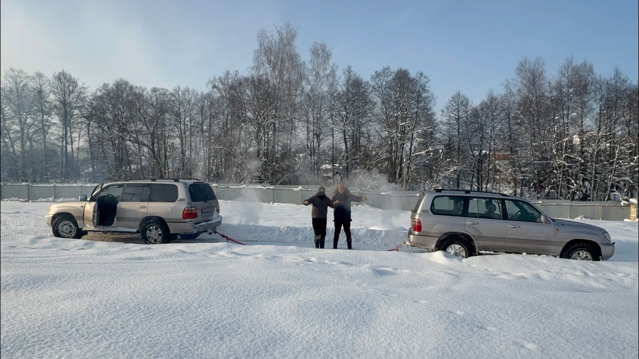 ЗИМНИЙ ТЕСТ ШИН BF GOODRICH AT KO3 ЗИМОЙ НА TOYOTA LAND CRUISER 100