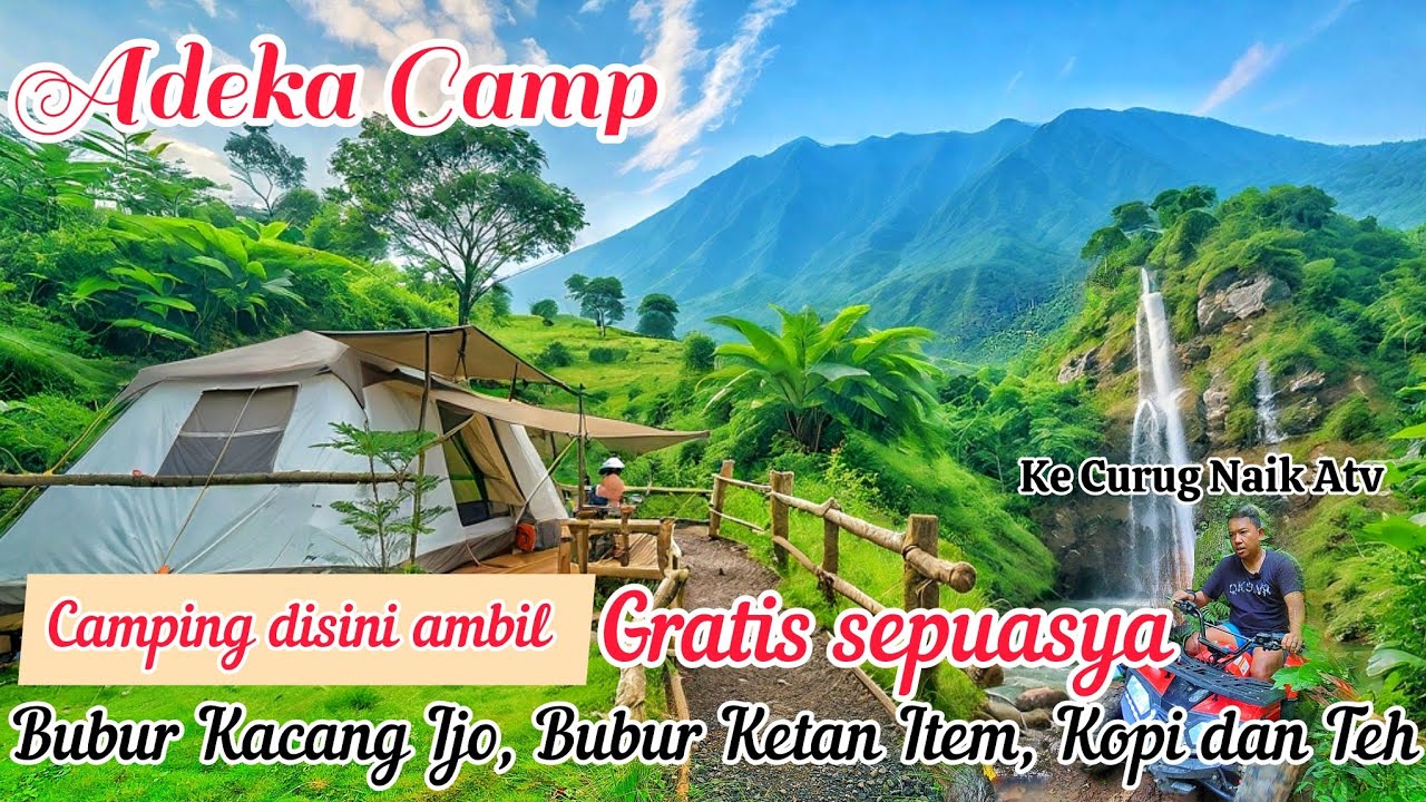 Baru‼️ Adeka Campsite | Camping Di Puncak Bogor | Curug Cibogo