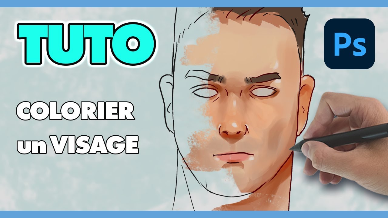 TUTO: COLORIER un Visage sur Photoshop