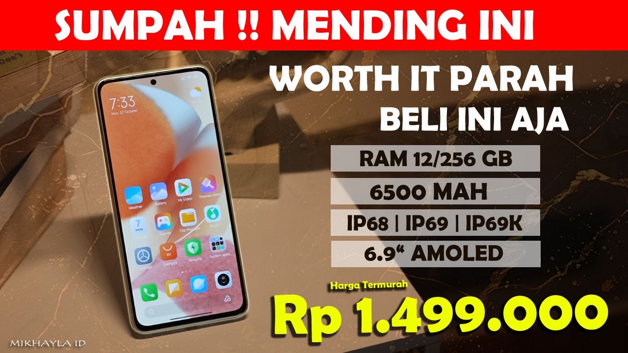 BARU RILIS AUTO LUDES ‼️ RAM 12/256 GB, 6500 MAH - HP TERBARU MARET 2026