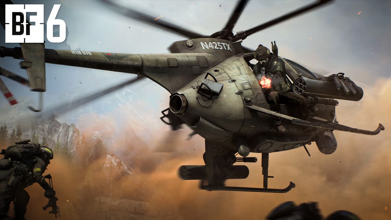 Battlefield 6's Newest Helicopter - The AH-6 Little Bird