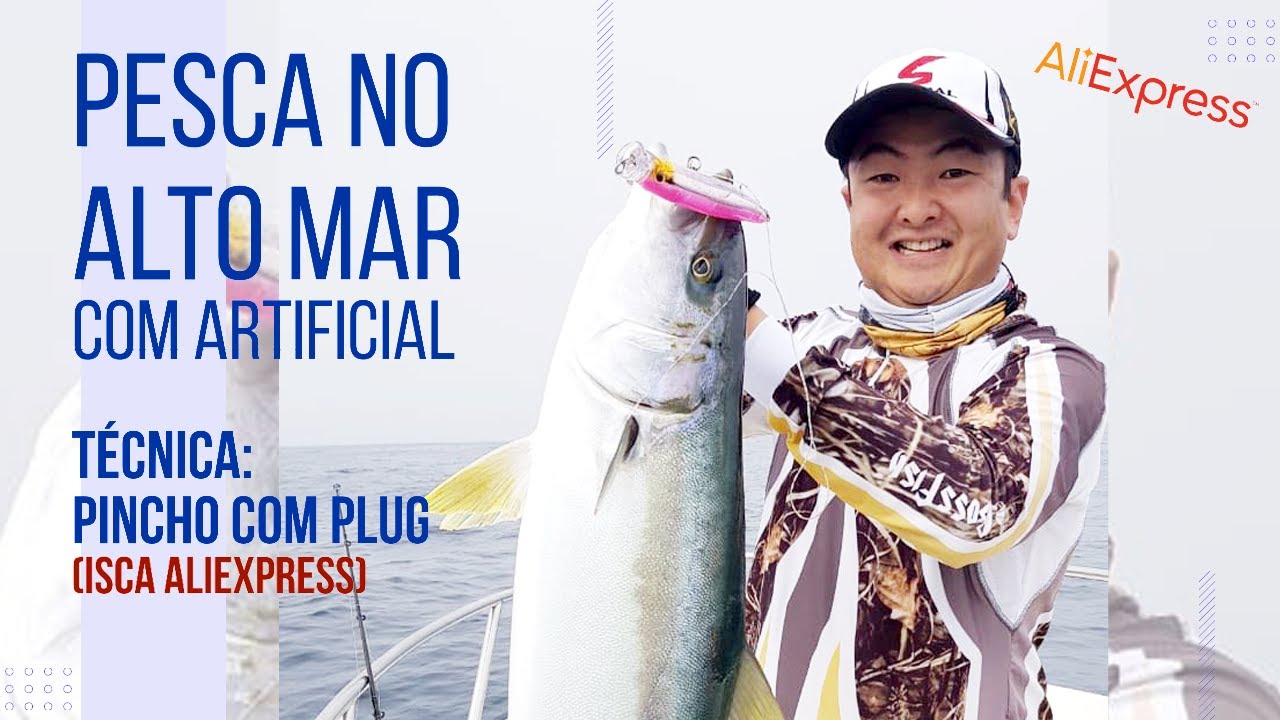 Pesca no Alto Mar - Aprenda a Pescar com Artificial no Alto Mar - T&eacute;cnica Pincho com Plug