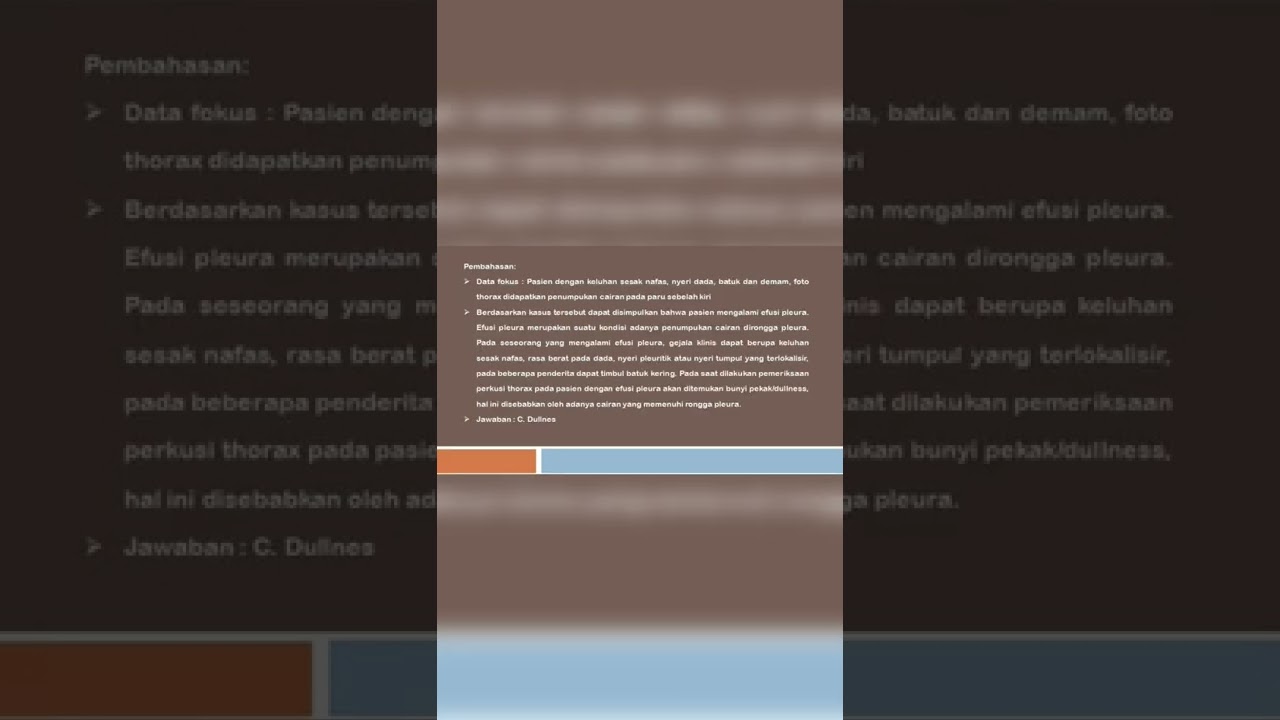 Soal Kompetensi Teknis Perawat, hasil pengkajian perkusi paru #perawat #pppk #kompetensiteknis