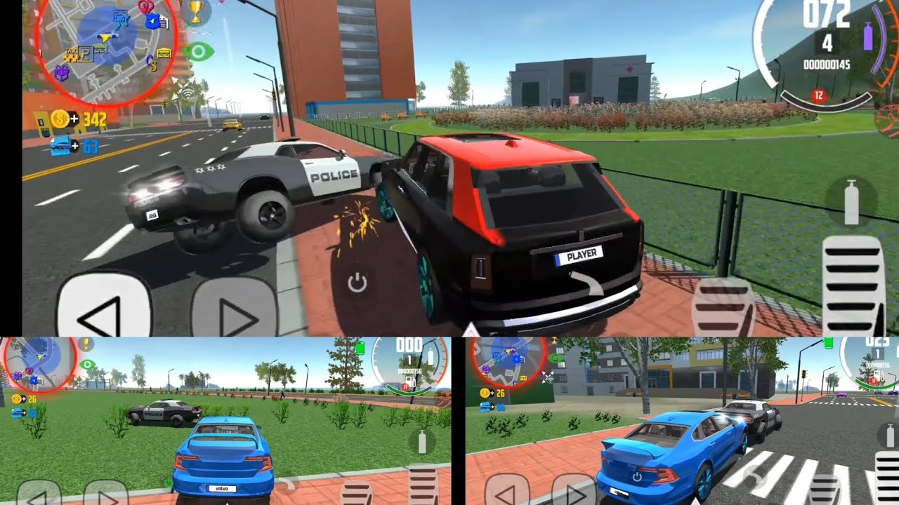 How to break the police in car Simulator 2 #carSimulator2
