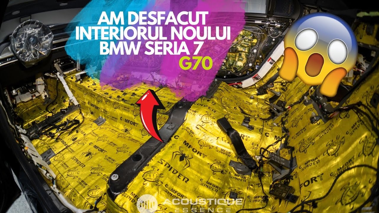 Am Desfacut Interiorul Noului BMW Seria 7 G70 - Insonorizare Integrala Premium