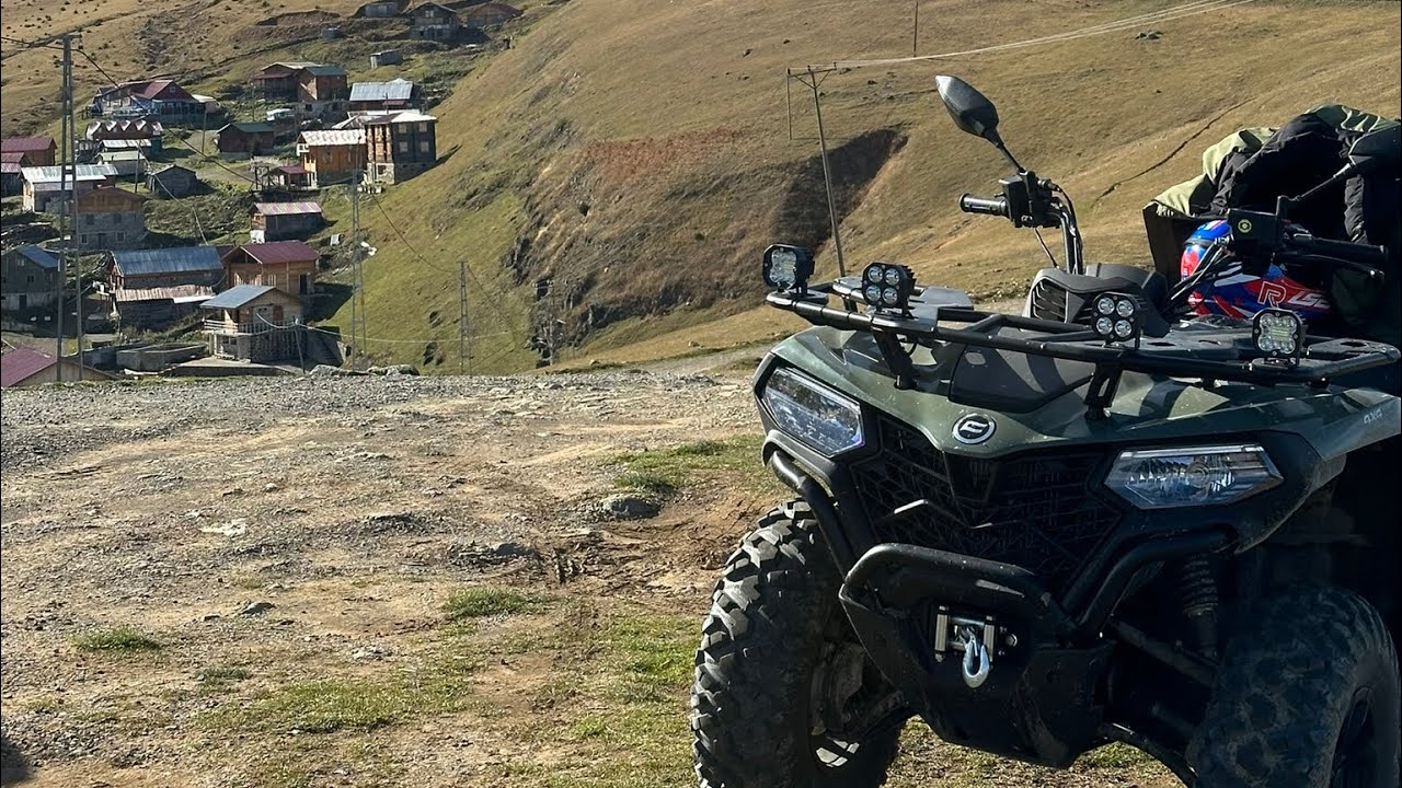 CF 450 L ATV KÖY YOLUNDA SAKİN SÜRÜŞ